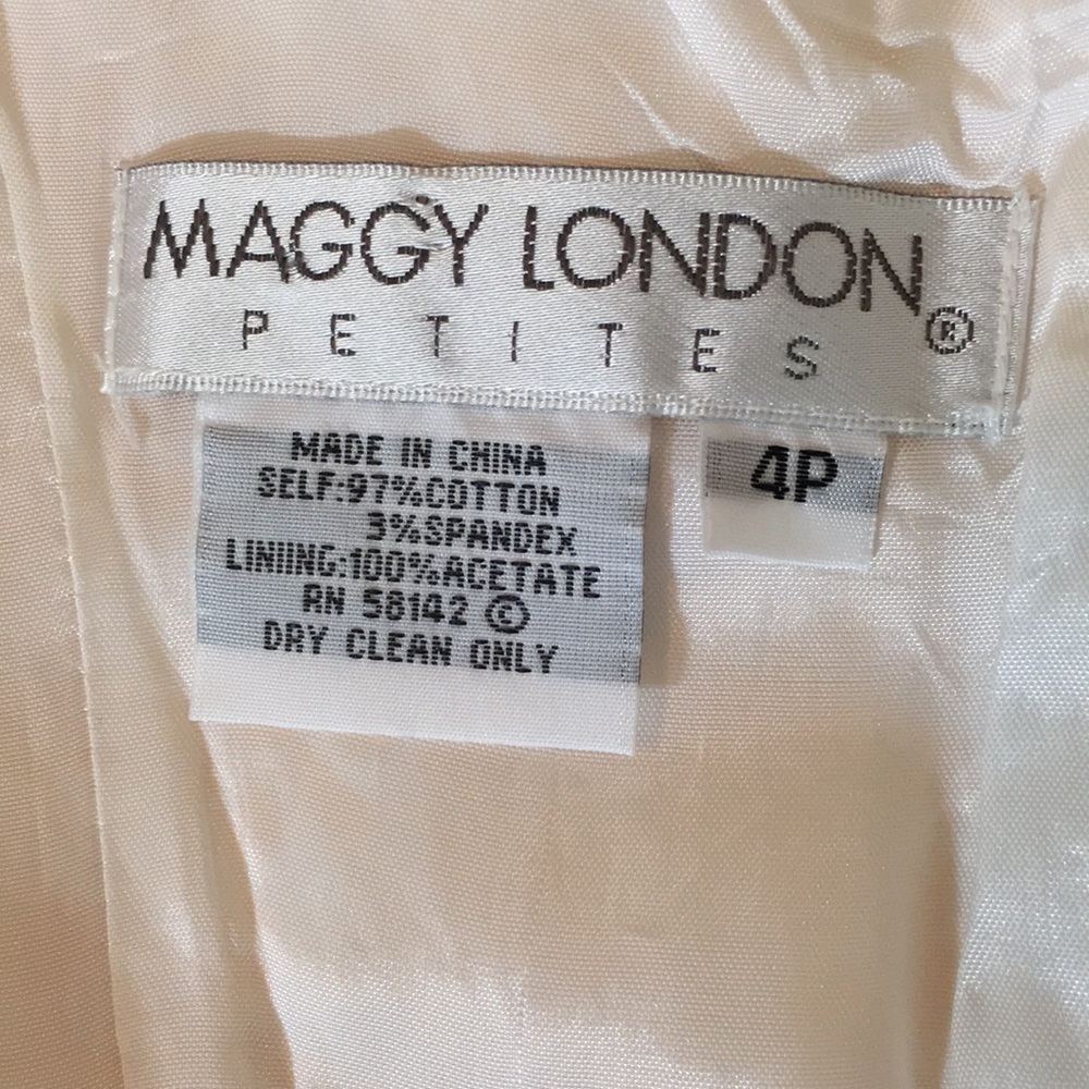 Maggy London yellow Floral flare dress - Picture 5 of 5